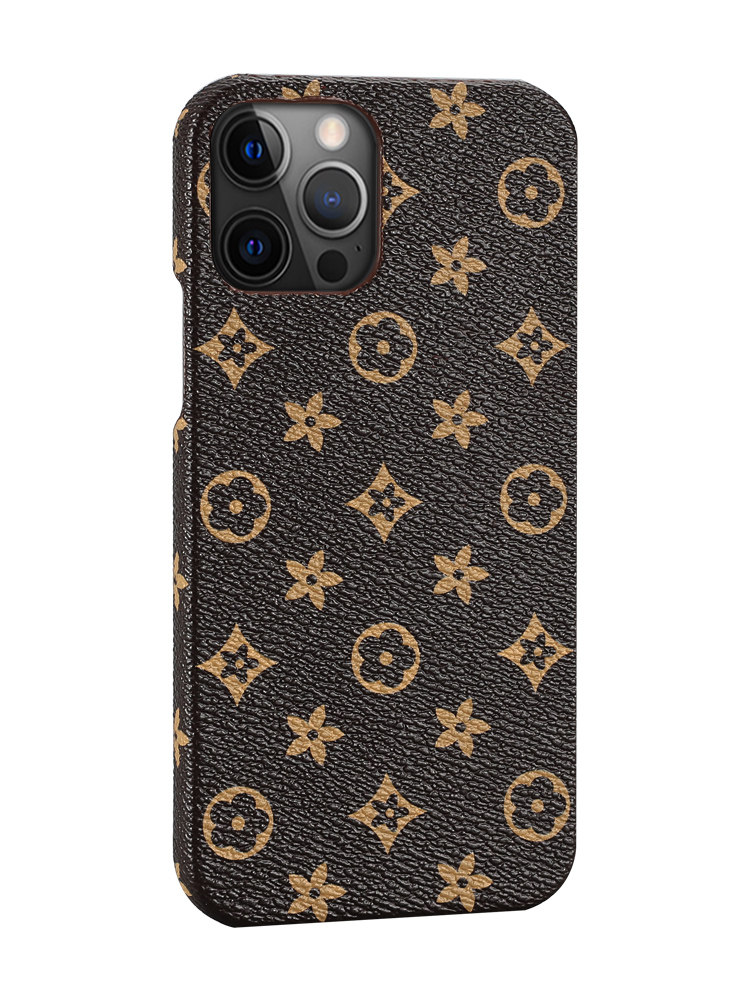 适用苹果12pro手机机壳新款lv印花奢华11promax手机保护套