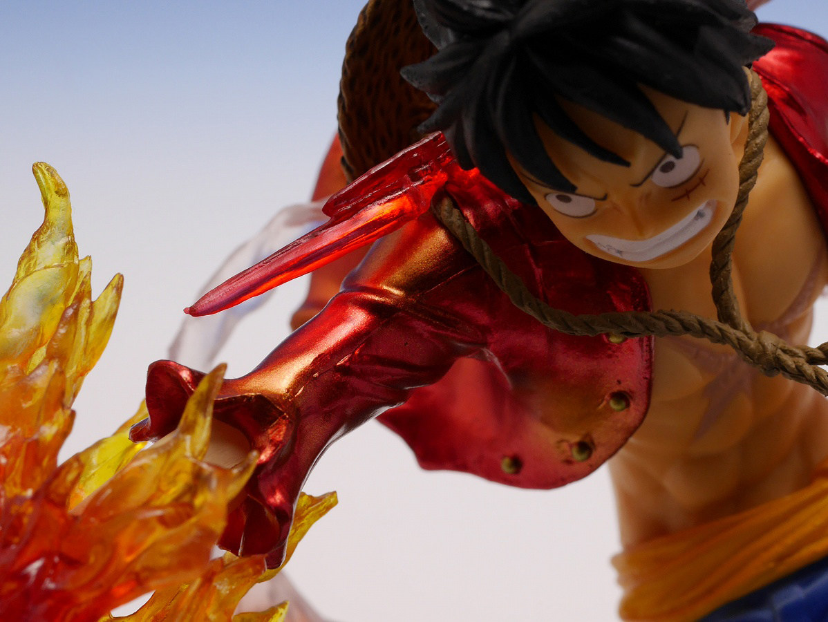 日版万代figuartszero航海海贼王onepiece手办路飞橡胶火枪手办