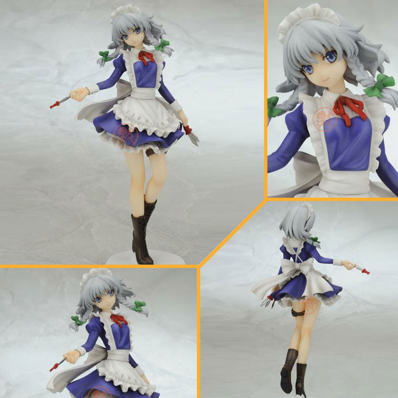 默图quesq日版8手办东方project潇洒女仆十六夜咲夜手办