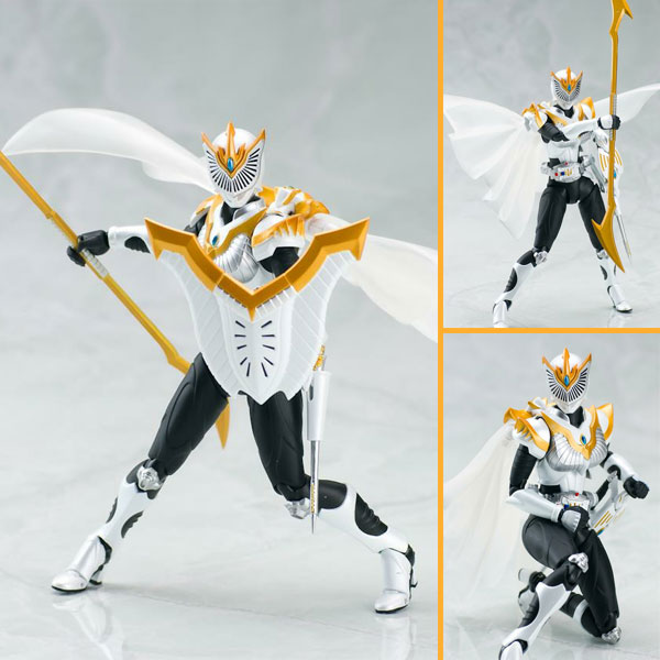 默图万代日版shf可动手办假面骑士龙骑白鸟手办