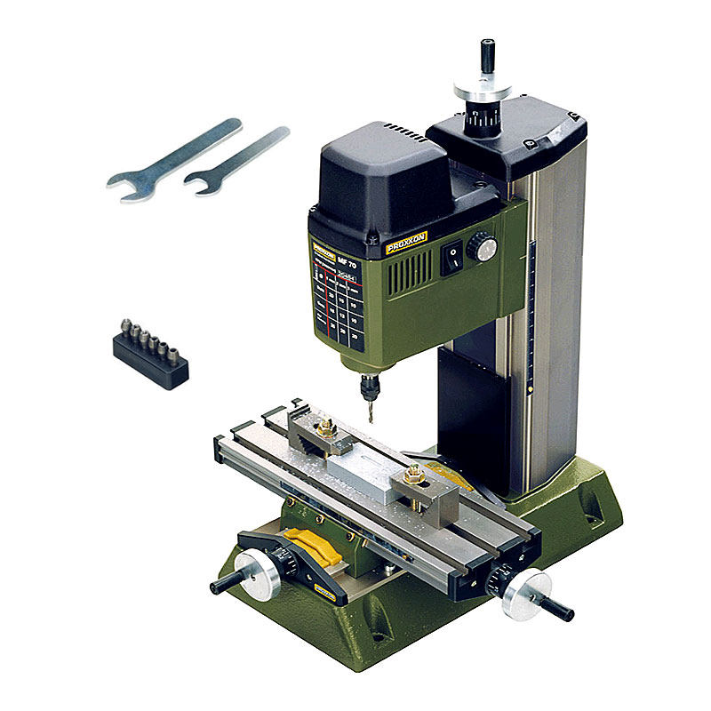 迷你魔proxxon微型铣床德国diy模型工具家用多功能小型台钻27110