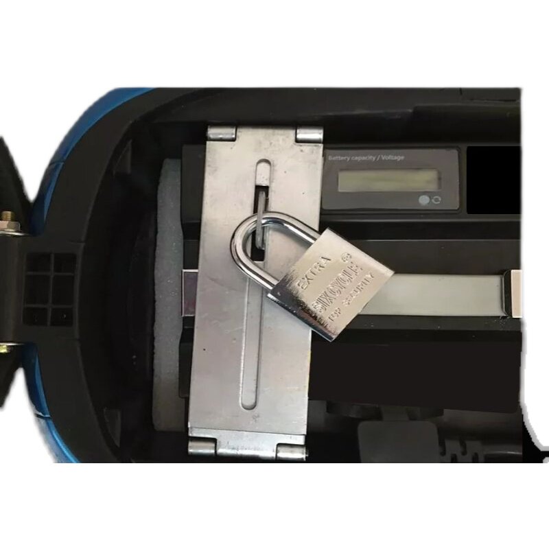 电瓶电动车防盗锁坐垫座位下防锁夹铁板摩托车电池更多电动车零