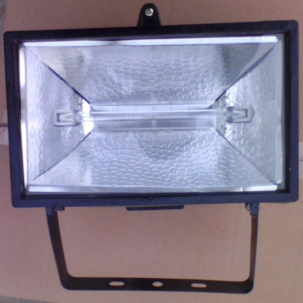 碘钨灯架 草坪灯罩太阳灯投光灯架顶式铝制防水220v1000w1500w