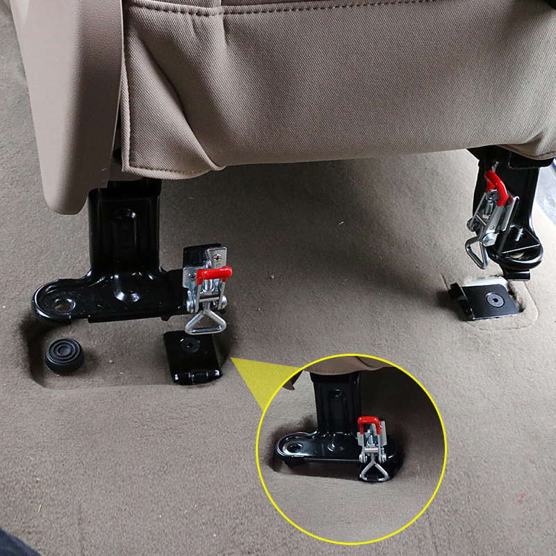 座椅五菱宏光改装荣光快拆折叠合页变床货车调节座椅及附件