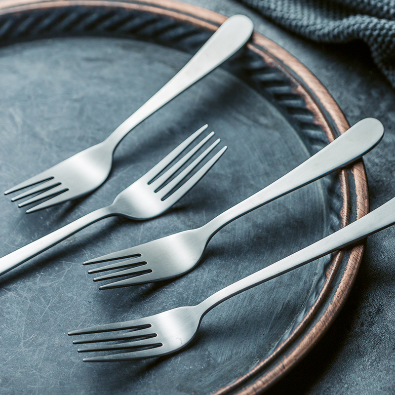 餐叉水果华孚不锈钢西餐沙拉意大利叉子精致西餐餐叉