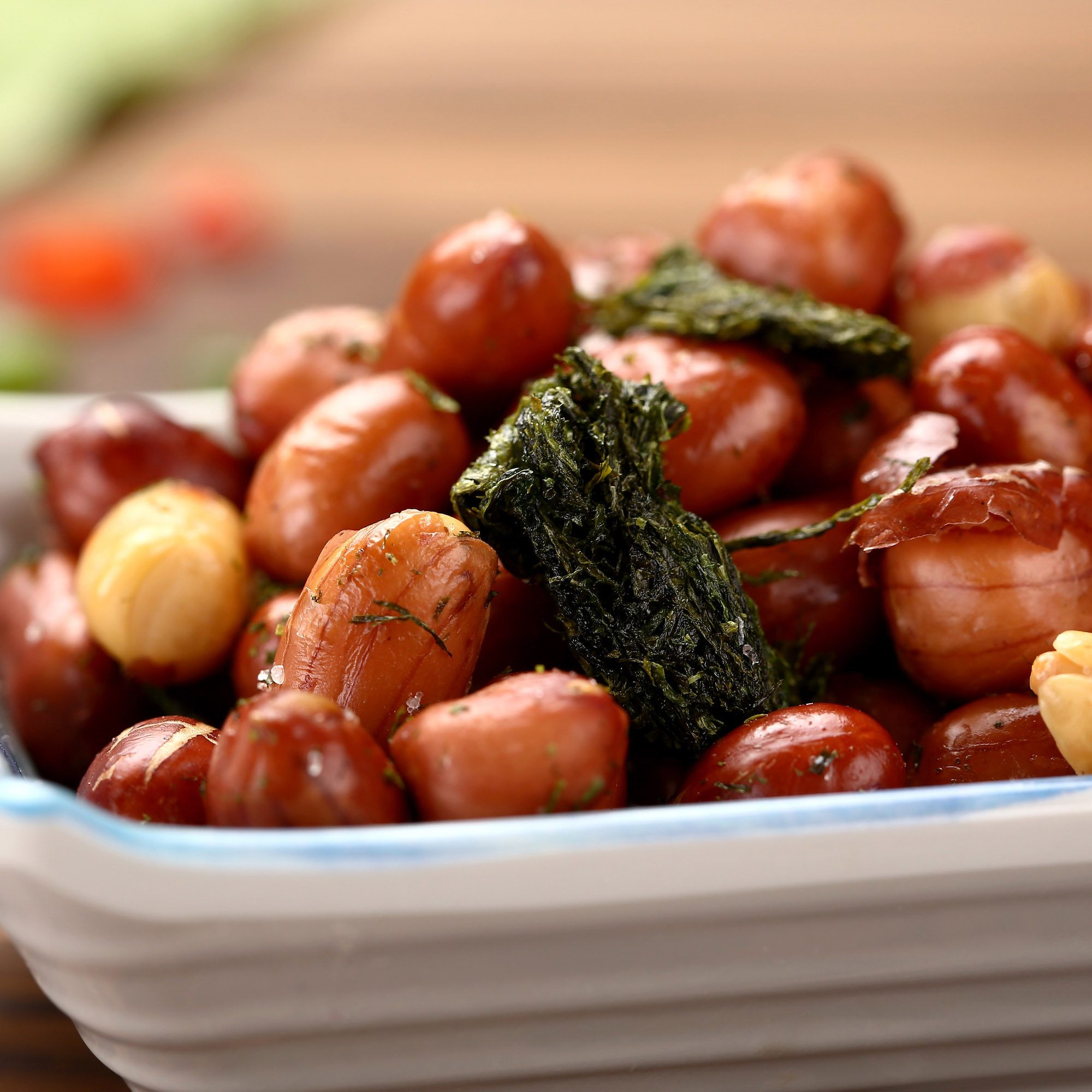 宁波特产建峰牌海花生罐头苔条苔菜花生米整箱花生