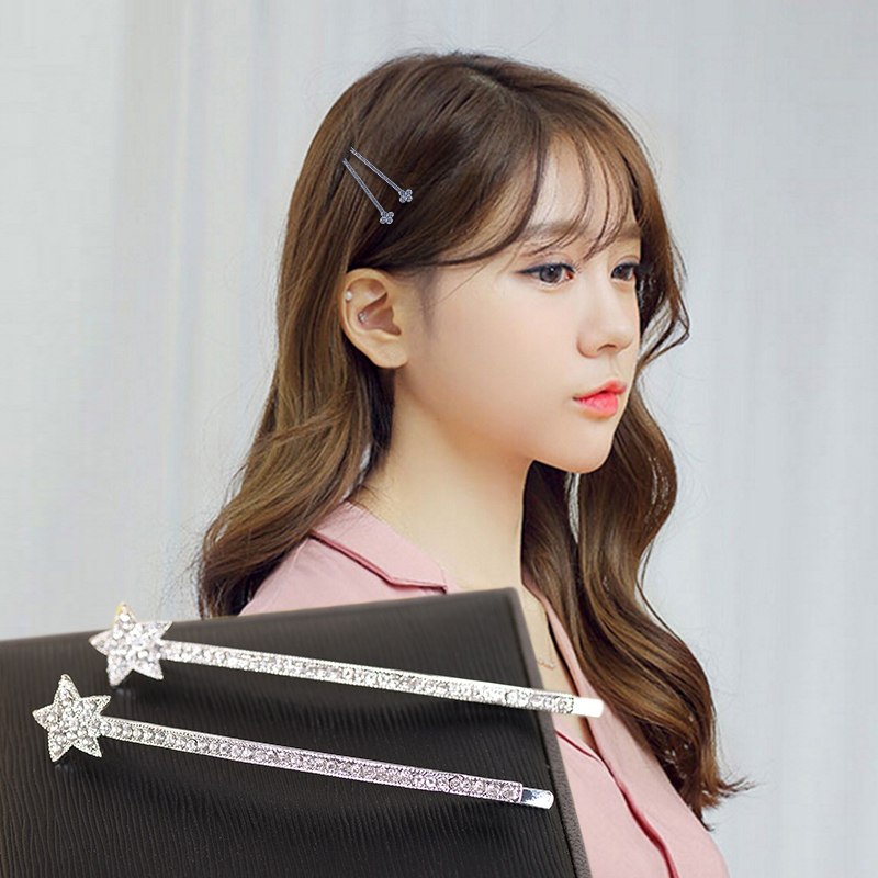 发卡奢仕一字夹发夹子边夹刘海发饰顶夹盘发发饰