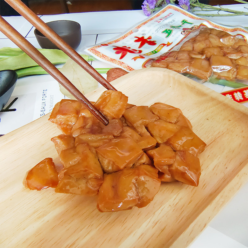 老李五香70克温州特色风味小吃豆干炸卤豆腐干休闲豆腐干