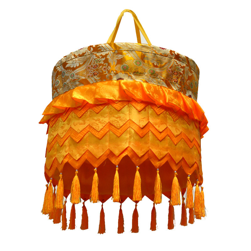 藏式宝盖华盖佛顶1米 藏传佛教密宗佛堂装饰彩色十字天棚佛像宝顶