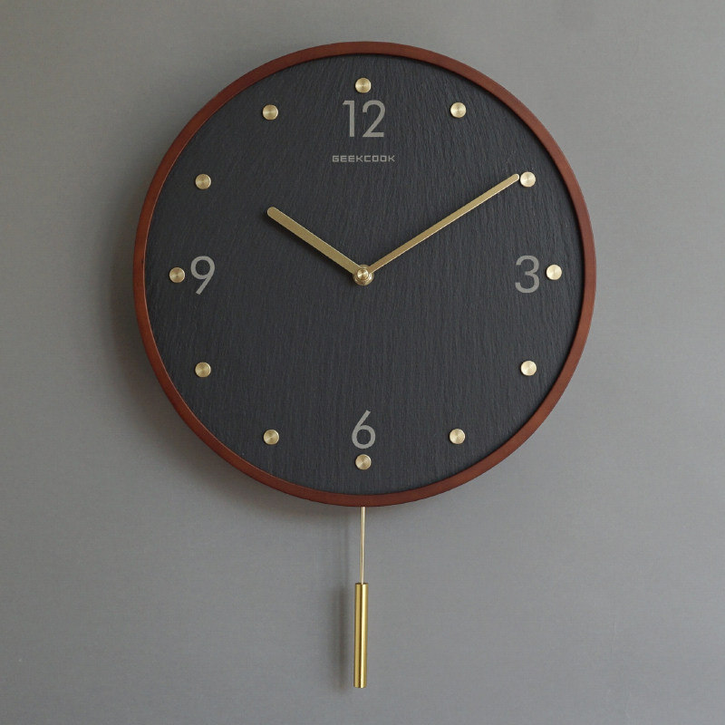 新品挂钟北欧简约现代时钟静音客厅家用个性挂钟