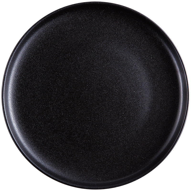 黑色陶瓷盘子创意日式餐具碗盘套装家用一人盘