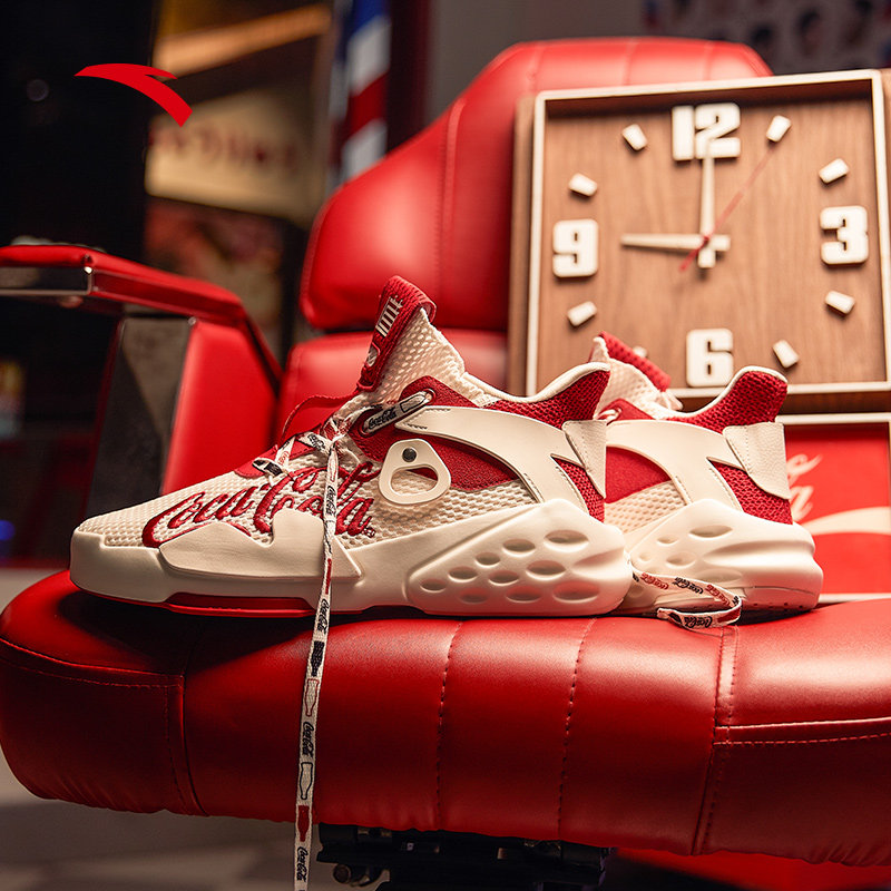 安踏可口可乐联名男鞋官网2020新款秋冬季情侣霸道板鞋