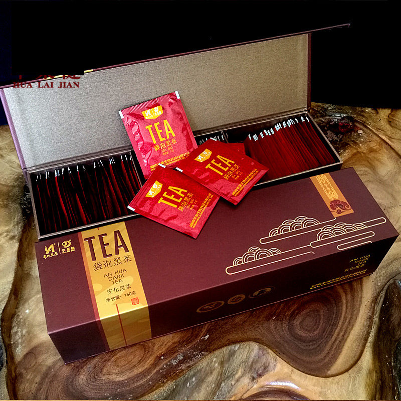 湖南华莱健安化茶袋泡黑茯砖袋泡天尖直袋泡泡茶室安化黑茶