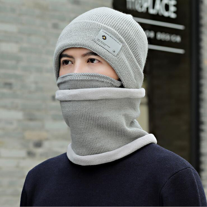 针织帽男潮牌大码护耳防寒抓绒帽子新款2020网红时尚冬季毛线帽女