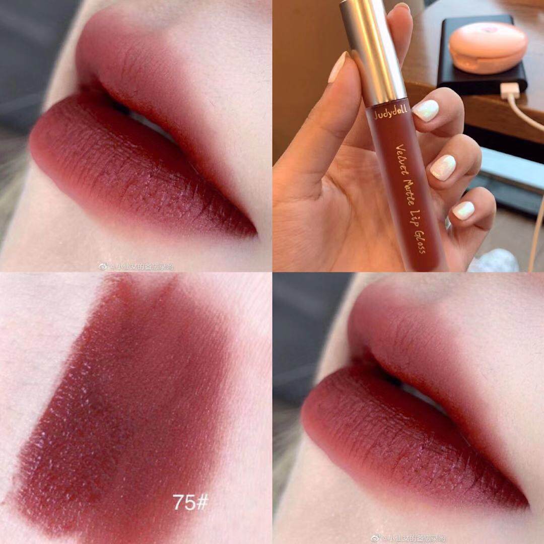 上嘴无负担颜色超美腻!橘朵丝绒亚光唇釉新色69 70 75 77 78 79