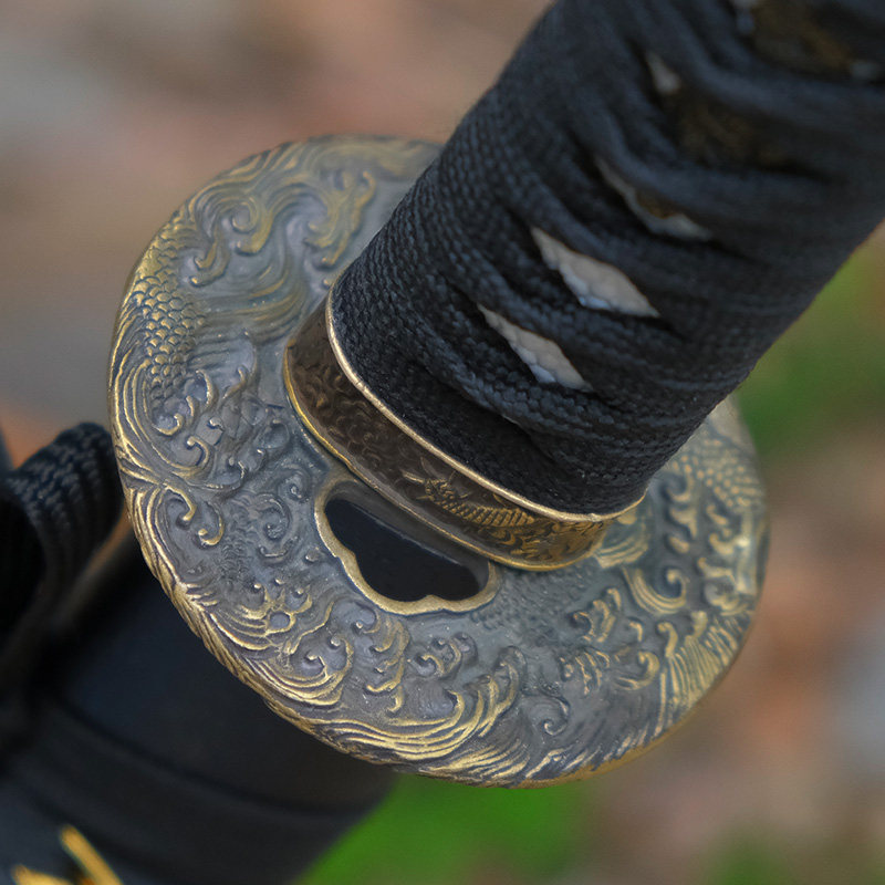 百兵堂日本剑道居合道户外练习纳刀拔刀术带木鞘武