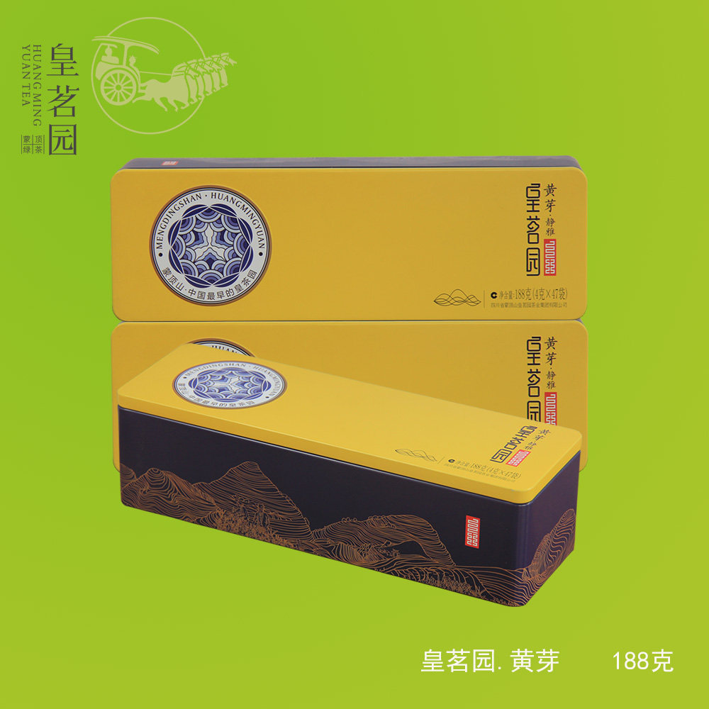 蒙顶山明前黄茶春茶盒装礼盒茶叶厂家正品包邮