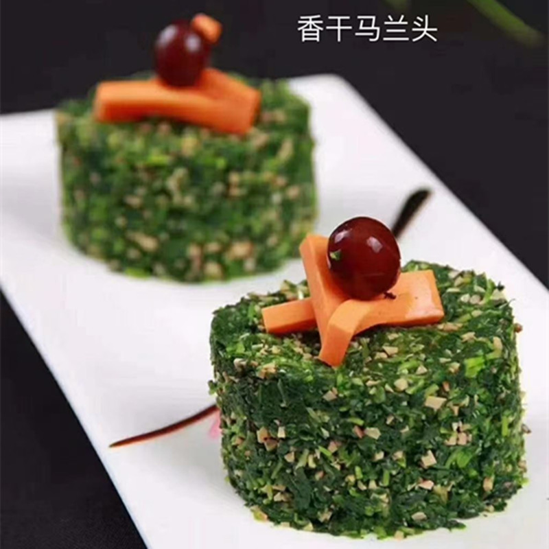 凉拌马兰头香野菜鸡蛋方便即食下饭菜素食下酒凉菜