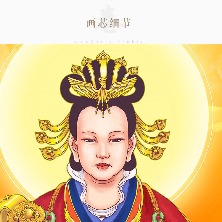 玉帝王母画像图片大全图片