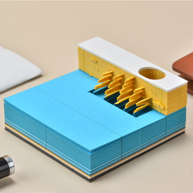 乘风破浪3d立体便签纸纸创意手撕艺术网红高颜值便签本