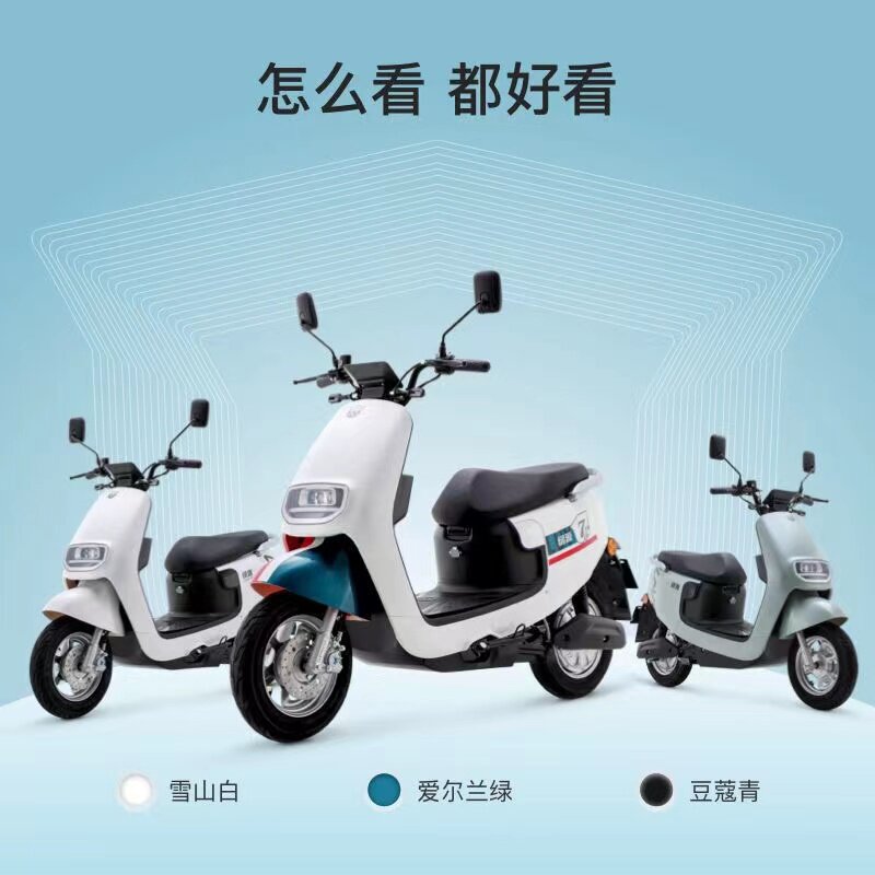 绿源电动车新款mep欧丰电瓶车成人高速续航上班代步电动摩托车