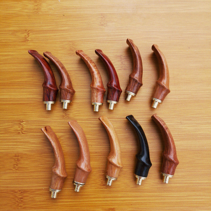 烟斗配件diy制作葫芦烟锅锅中接过过滤器原木烟嘴