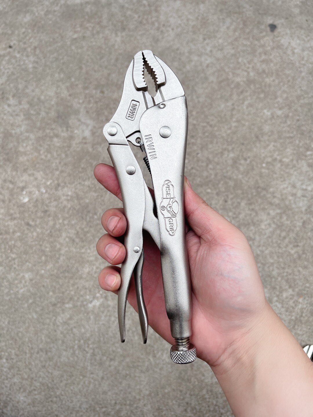 大力美国visegrip握手10寸圆口圆嘴直夹持钳铬钒钢大力钳