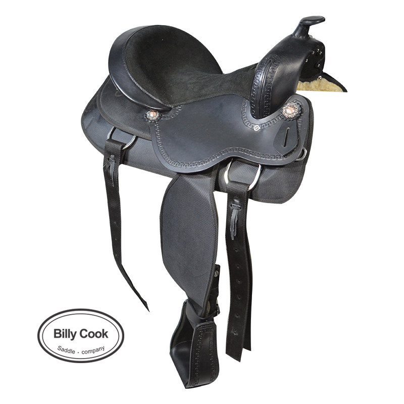 世纪久瑞马具牛皮西部马鞍子全套配件升级版马鞍皮鞍子骑士鞍系列