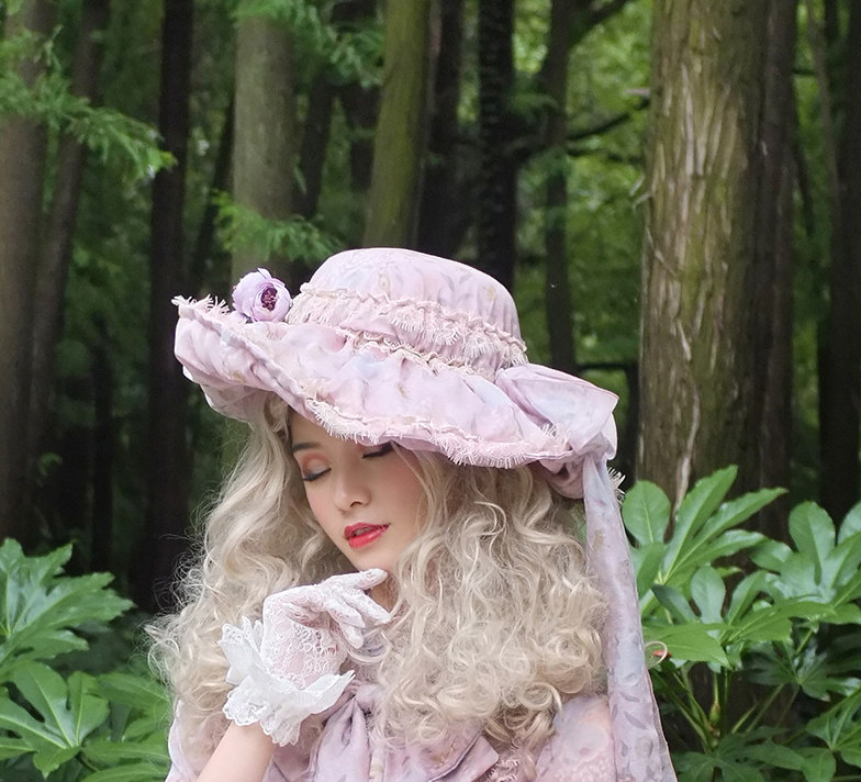 现货页面迷梦爱丽丝帽子dreamtea梦境洋装帽子