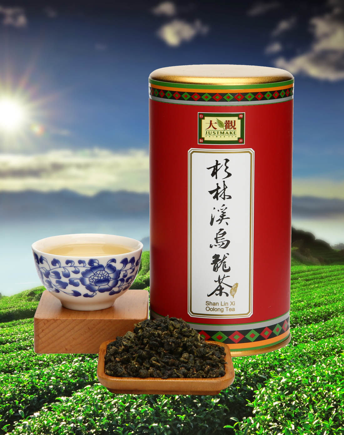 宏益大观中国台湾原装进口高山茶清香杉林溪乌龙茶150g口感甘醇