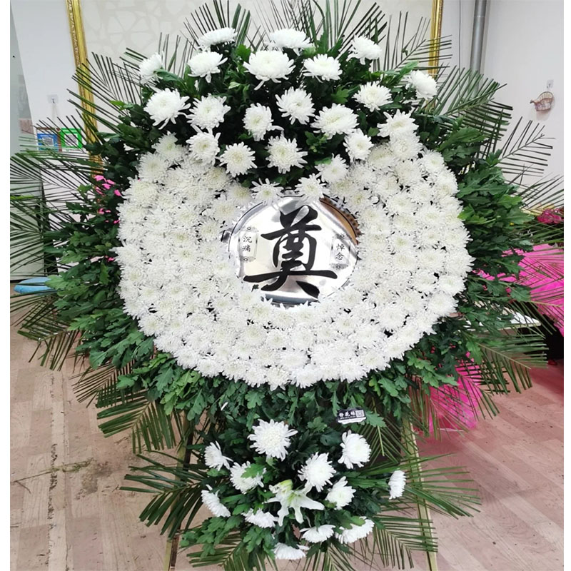 花圈丧葬用品白事花篮殡仪馆追悼同城速递无锡市鲜花速递(同城)