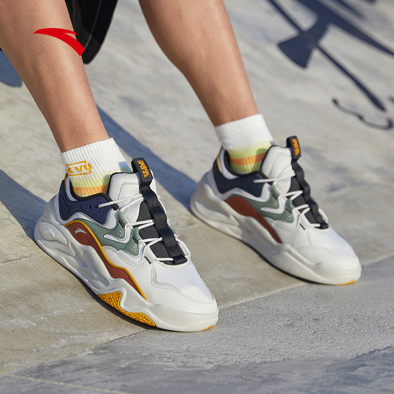 商场同款安踏男鞋板鞋官网2021春款新款休闲运动休闲鞋