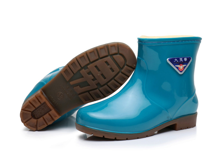 中帮春夏新款男女中邦雨鞋水鞋防滑防水耐磨雨鞋