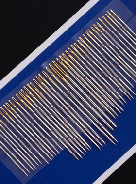 800 老人不用穿线的针免穿针免认盲人针家用缝衣针木筒手缝针线盒套装