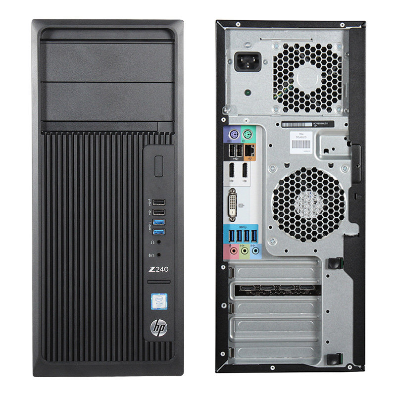 惠普z240 twr图形工作站i7-7700渲染3d制图剪辑专业台式电脑主机