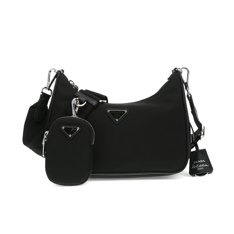 prada普拉达女士新款时尚休闲拉链单肩手提包1bh204f002女士包袋