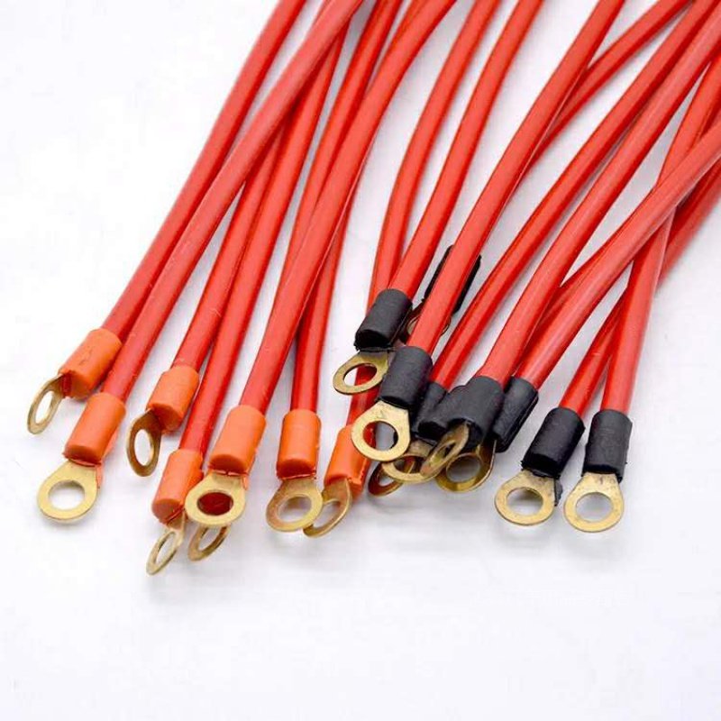 电池连接线电瓶电动车特粗8平方三轮车水电配件电瓶搭火线