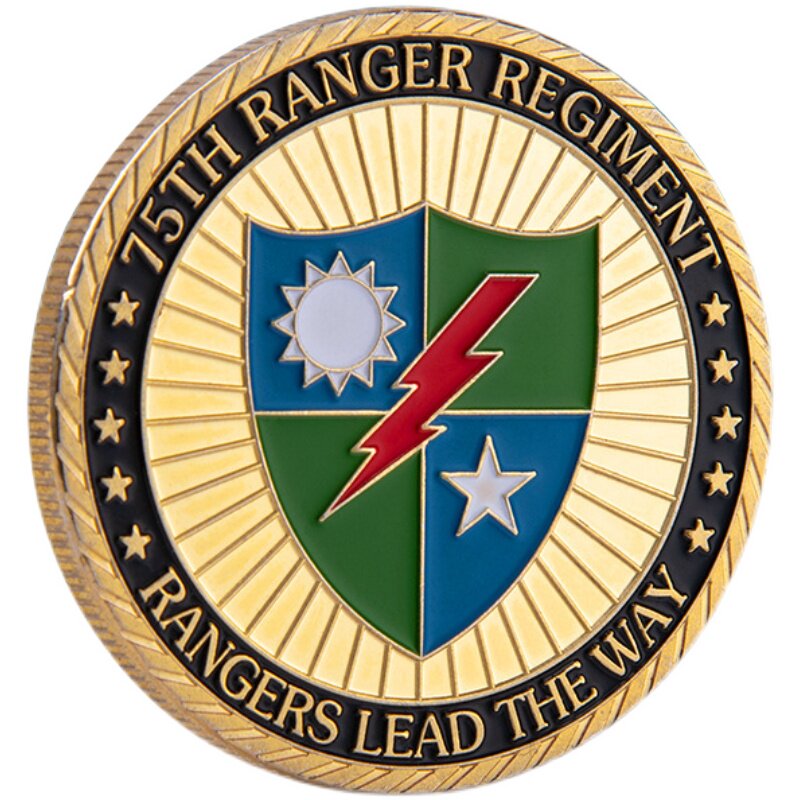 美国挑战纪念章游骑兵骑兵团金属纪念徽章浮雕工艺品创意礼品