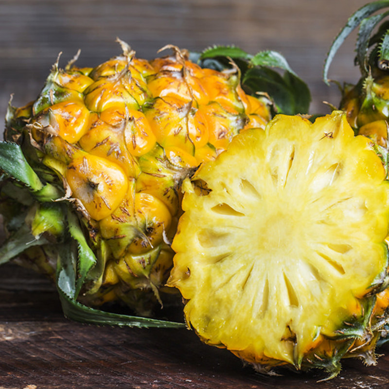 上海奕方菠萝果粒果酱2kg果肉凤梨果浆水果果酱