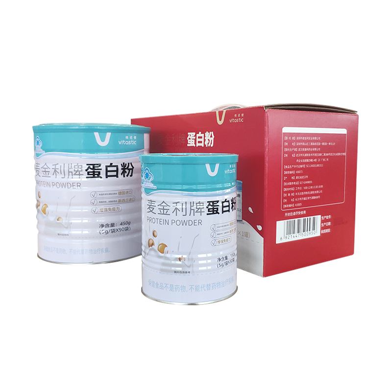 维诺健麦金利牌蛋白粉礼盒装600g增强免疫力