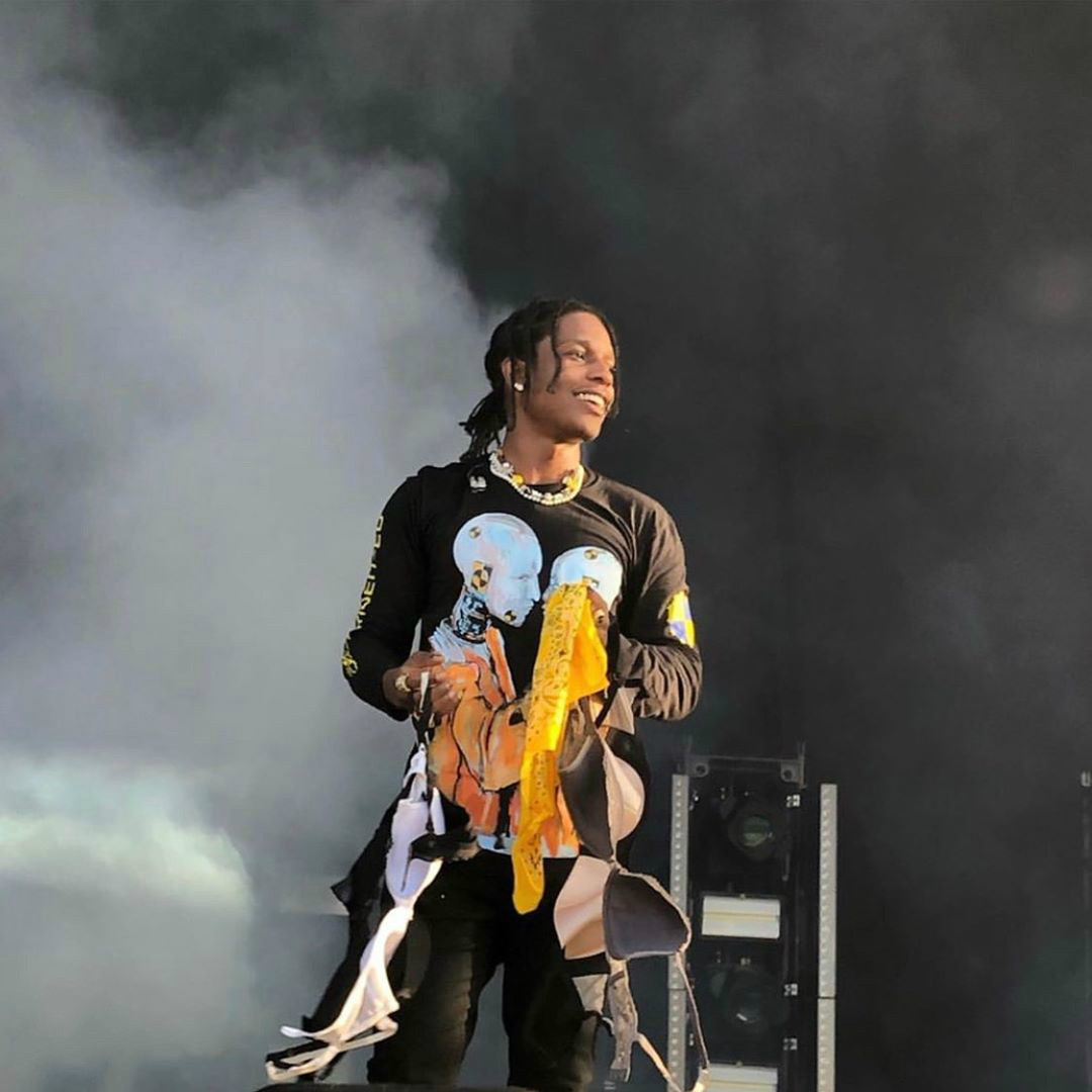 asap rocky同款骰子骷髅珍珠笑脸项链 小众嘻哈国潮男女街头挂饰