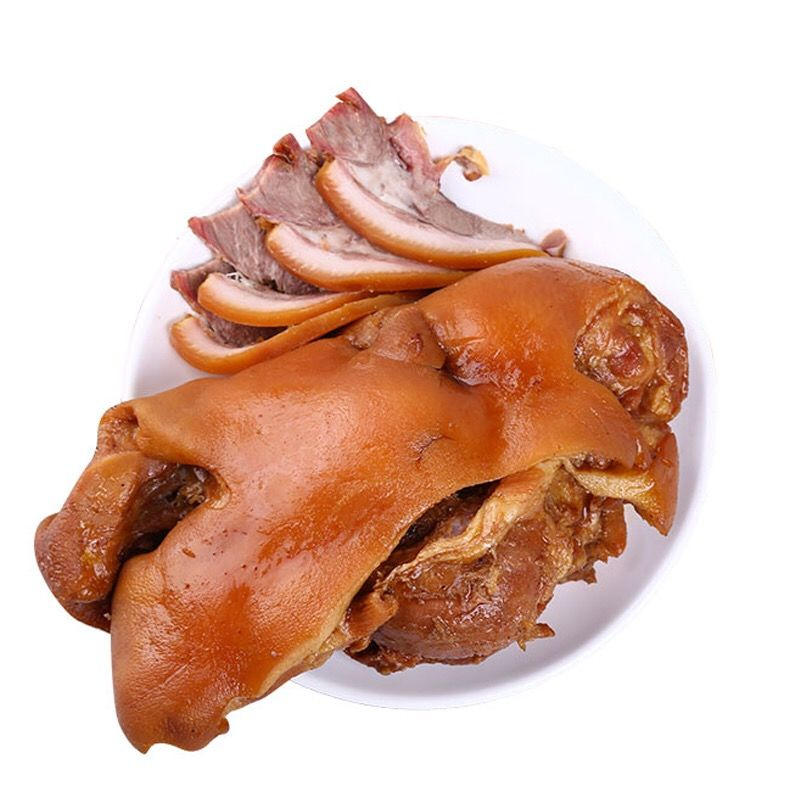 猪头肉熟食开袋即食500g卤味猪肉下酒菜熟猪头肉卤肉真空包装小吃