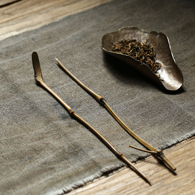 德馨阁天然老竹茶针茶拨手工竹枝茶扒茶锥茶道茶道