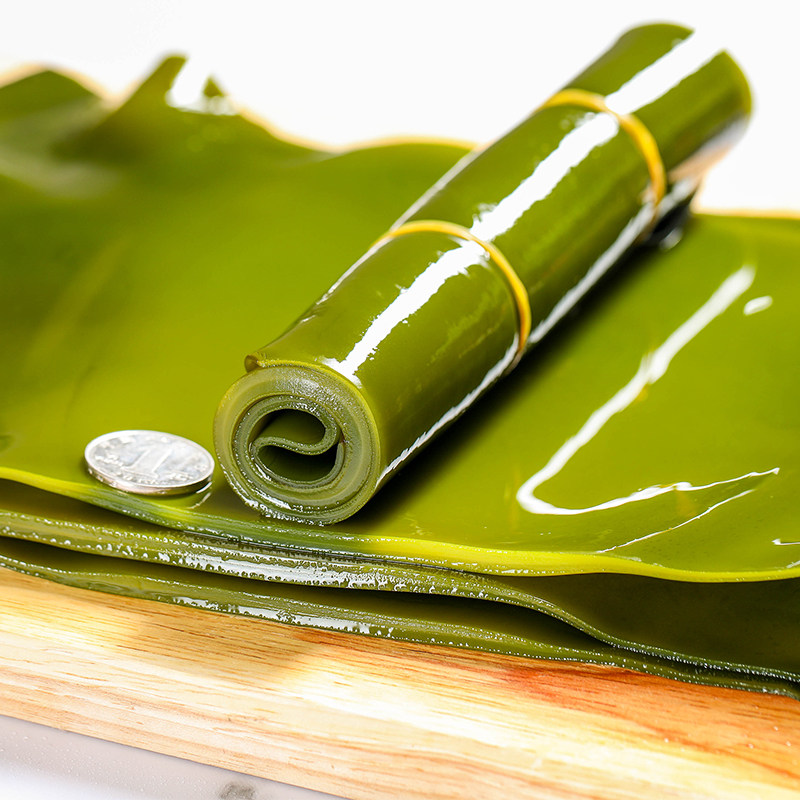 出口日本仁一真昆布干海带干货整片海带头特级无沙厚煲汤荣成海带