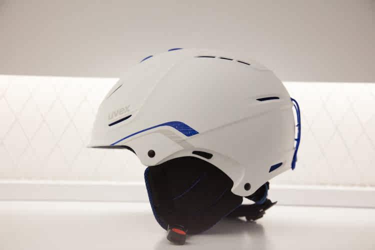 双板冷山德国uvexp1uspro白色防撞防护户外滑雪头盔