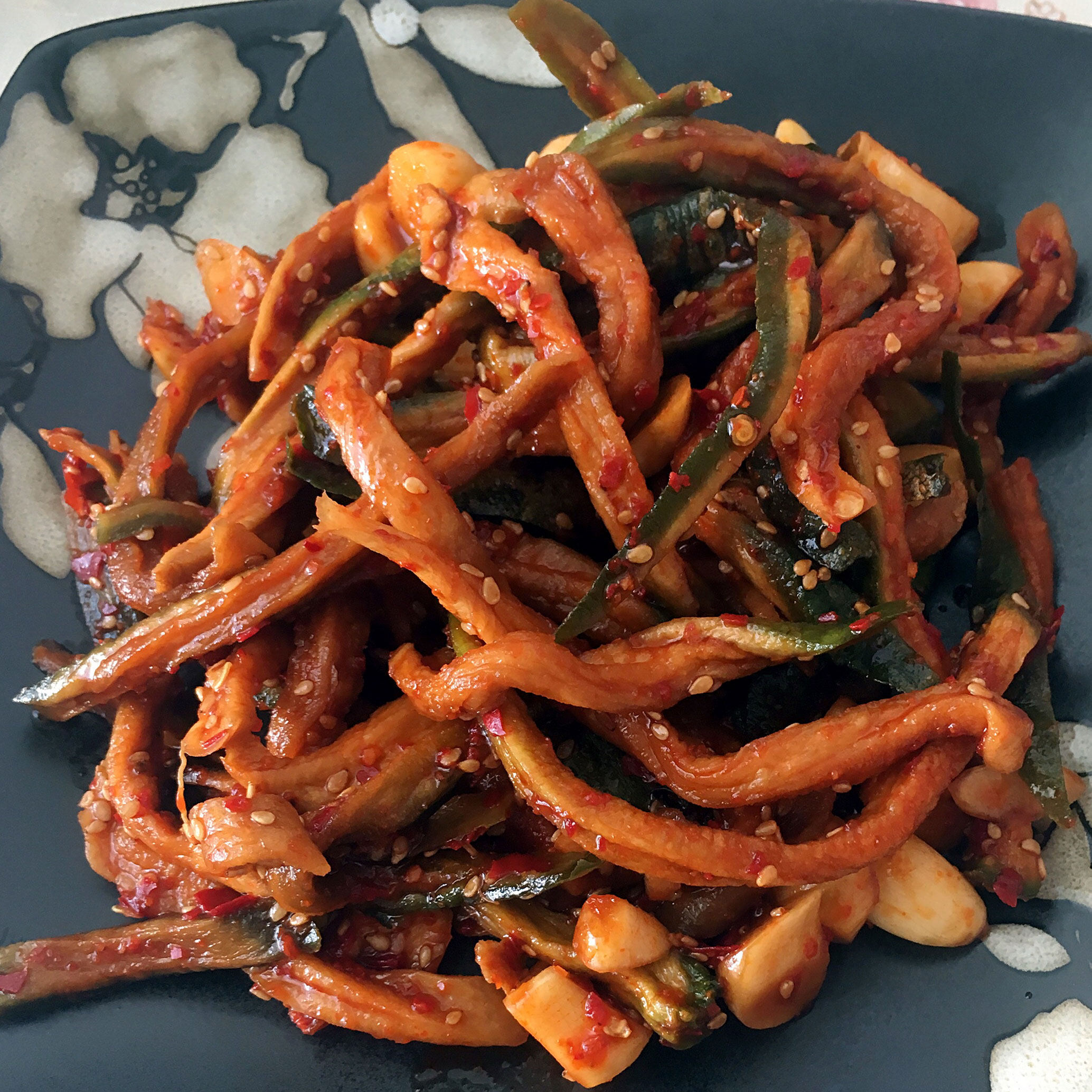 东北延边朝鲜族特产特色美食小吃萝卜条咸菜正宗韩国泡菜农家手工