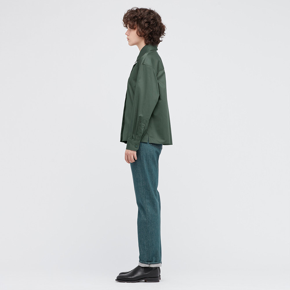 优衣库预售合作女装直筒牛仔裤436663牛仔裤