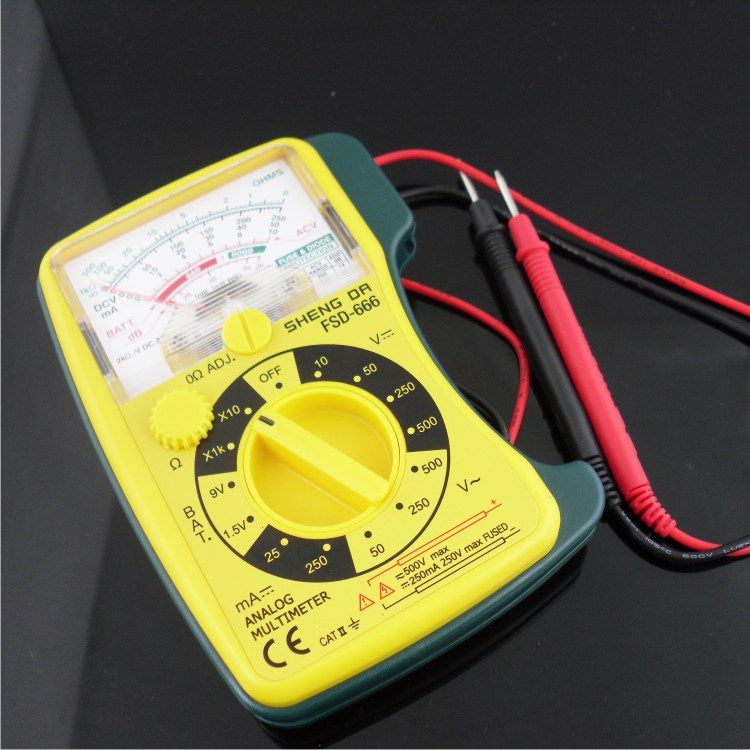 sd胜达工具指针式万用表掌上上测电表电压电流万用表