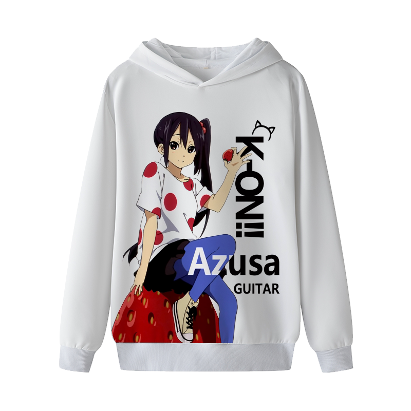 秋冬电音卫衣卡通泽唯中野秋山澪男连帽衫动漫卫衣