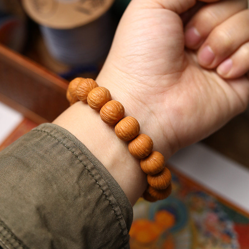 猴头小核桃手串矮桩土豪拉丝猴王磨盘凤羽文玩佛珠